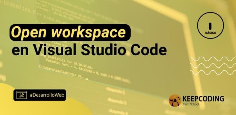 Open workspace en Visual Studio Code