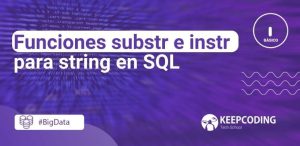 substr e instr para string en SQL