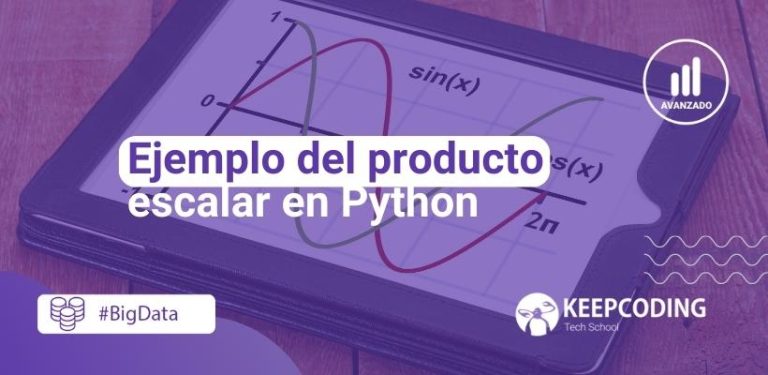 Ejemplo del producto escalar en Python