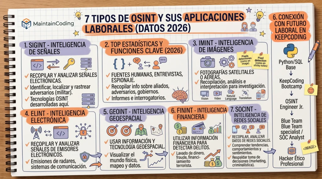 7 tipos de OSINT 1 tipos de OSINT