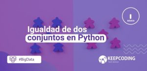 Igualdad de dos conjuntos en Python