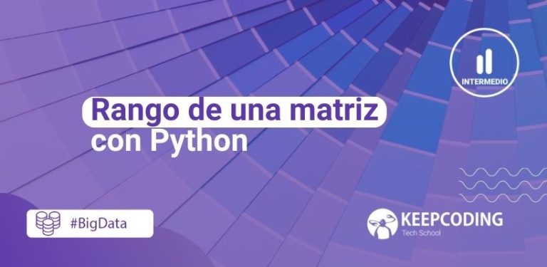 Rango de una matriz con Python
