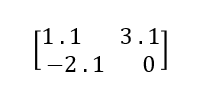 Ejemplo de matrices en la transformación lineal 3