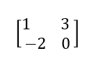 Ejemplo de matrices en la transformación lineal 4