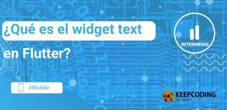 widget text en Flutter?