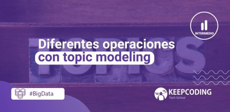operaciones con topic modeling