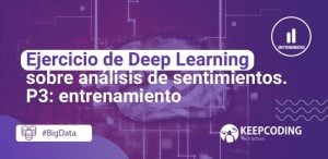 Ejercicio de Deep Learning sobre análisis de sentimientos. P3 entrenamiento