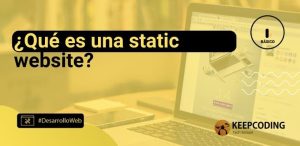 ¿Qué es una static website?