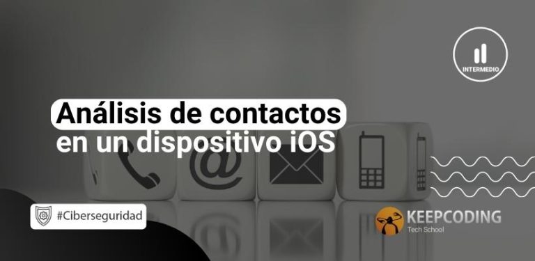 Análisis de contactos en un dispositivo iOS