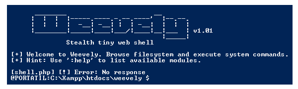 Webshell con Weevely 2