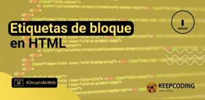 Etiquetas de bloque en HTML