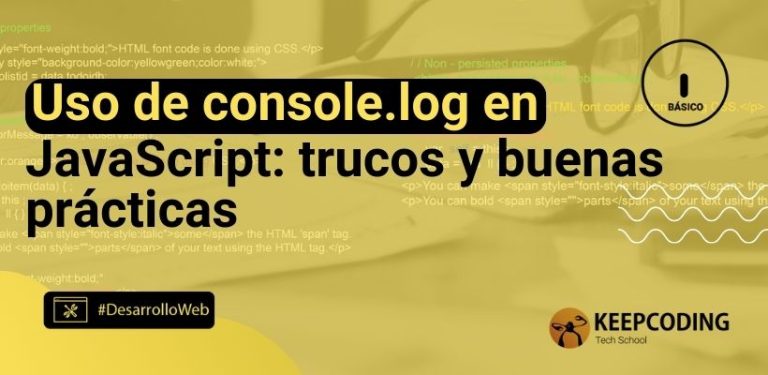 console.log en JavaScript