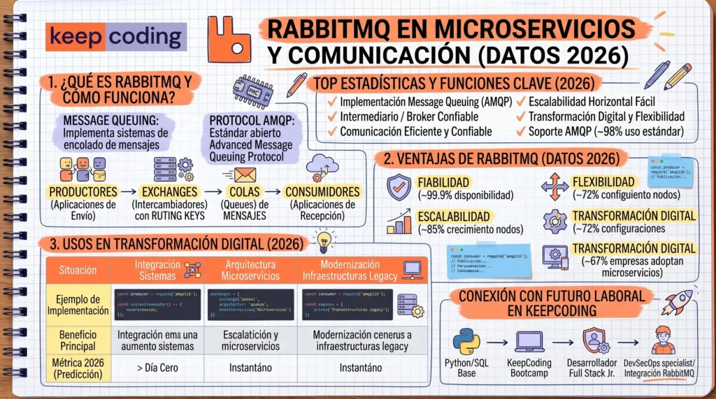 ¿Qué es RabbitMQ y cómo funciona? 1 RabbitMQ
