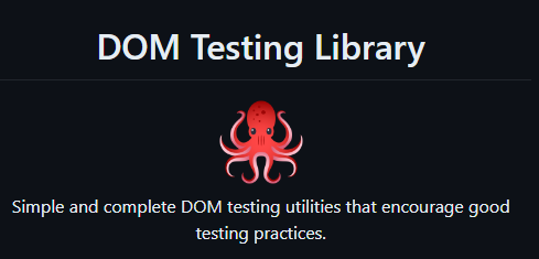 DOM testing library