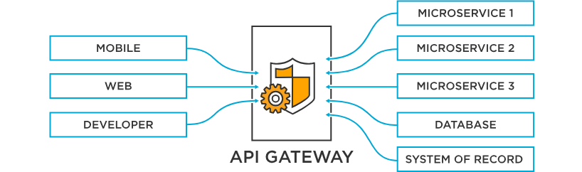 API gateway como router o proxy
