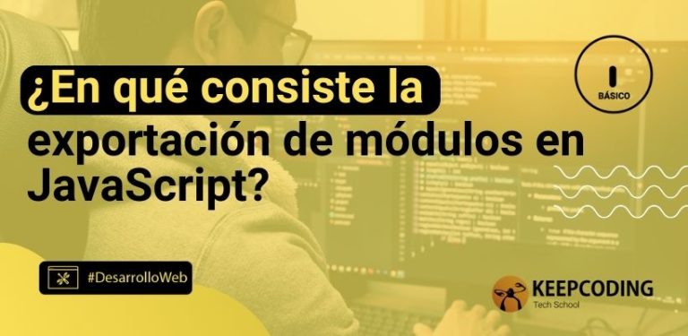 ¿En qué consiste la exportación de módulos en JavaScript?