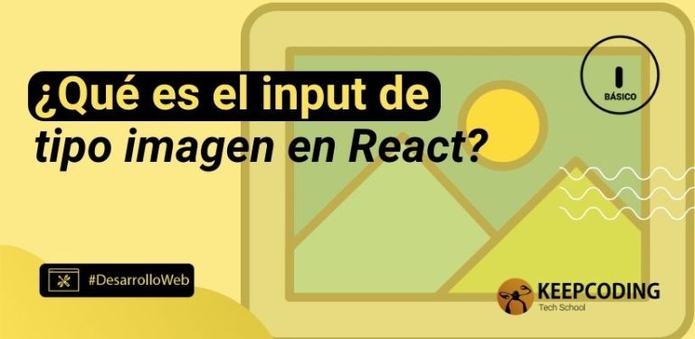 ¿Qué es el input de tipo imagen en React?