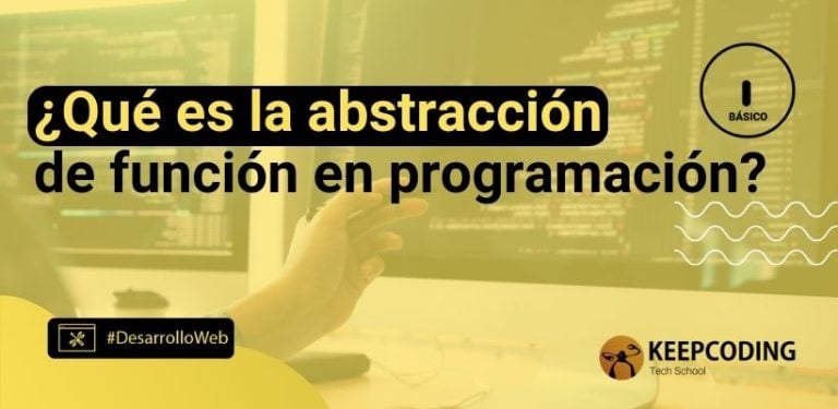 ¿Qué es la abstracción de función en programación?