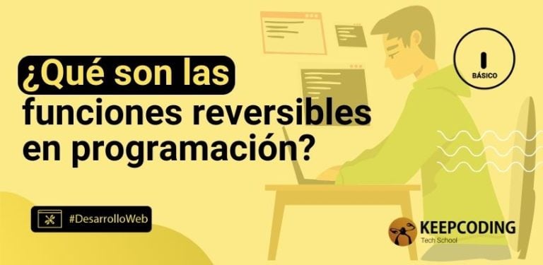 ¿Qué son las funciones reversibles en programación?