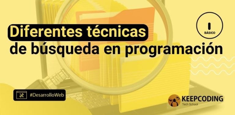 Diferentes técnicas de búsqueda en programación