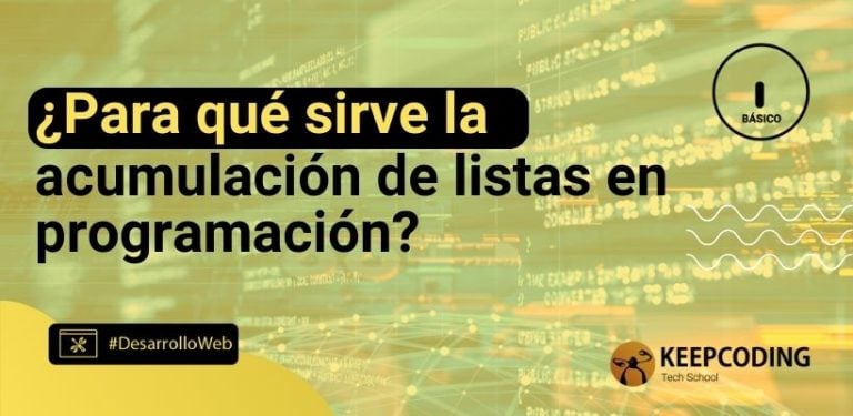 ¿Para qué sirve la acumulación de listas en programación?