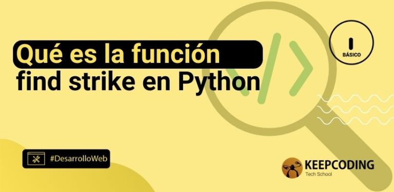 Qué es la función find strike en Python