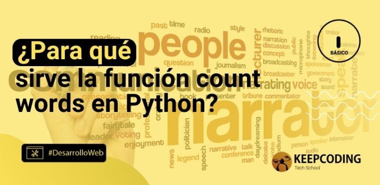¿Para qué sirve la función count words en Python?
