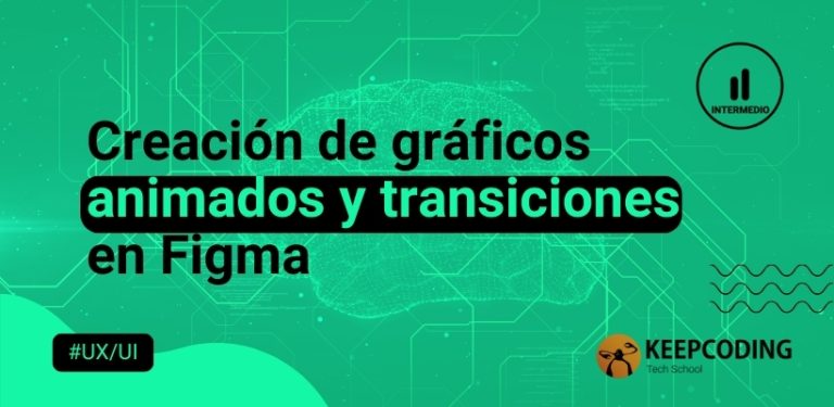 Creación de gráficos animados y transiciones en Figma