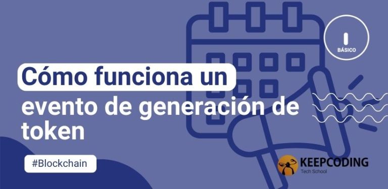 Cómo funciona un evento de generación de token