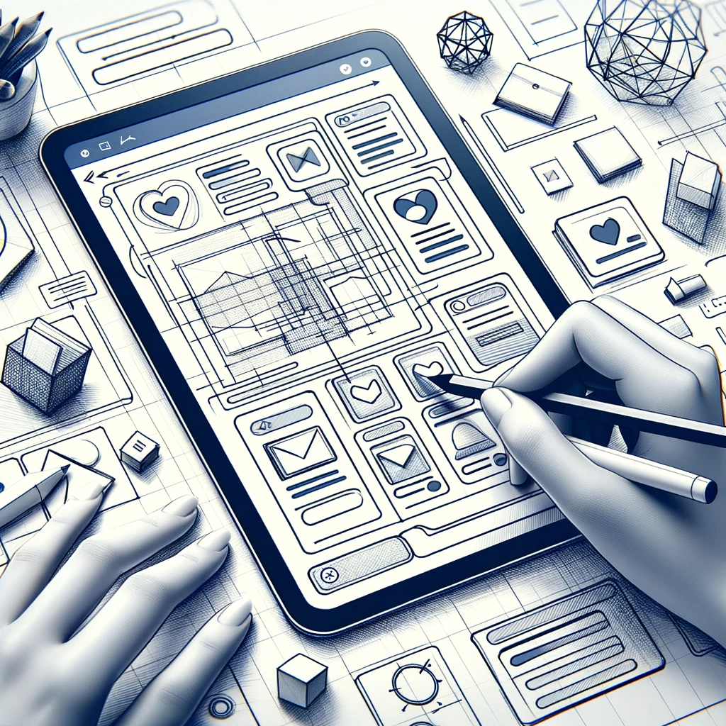 Técnicas de sketching y wireframing en Figma