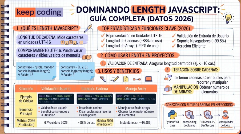 Cómo usar length JavaScript y sacarle provecho 1 ength JavaScript