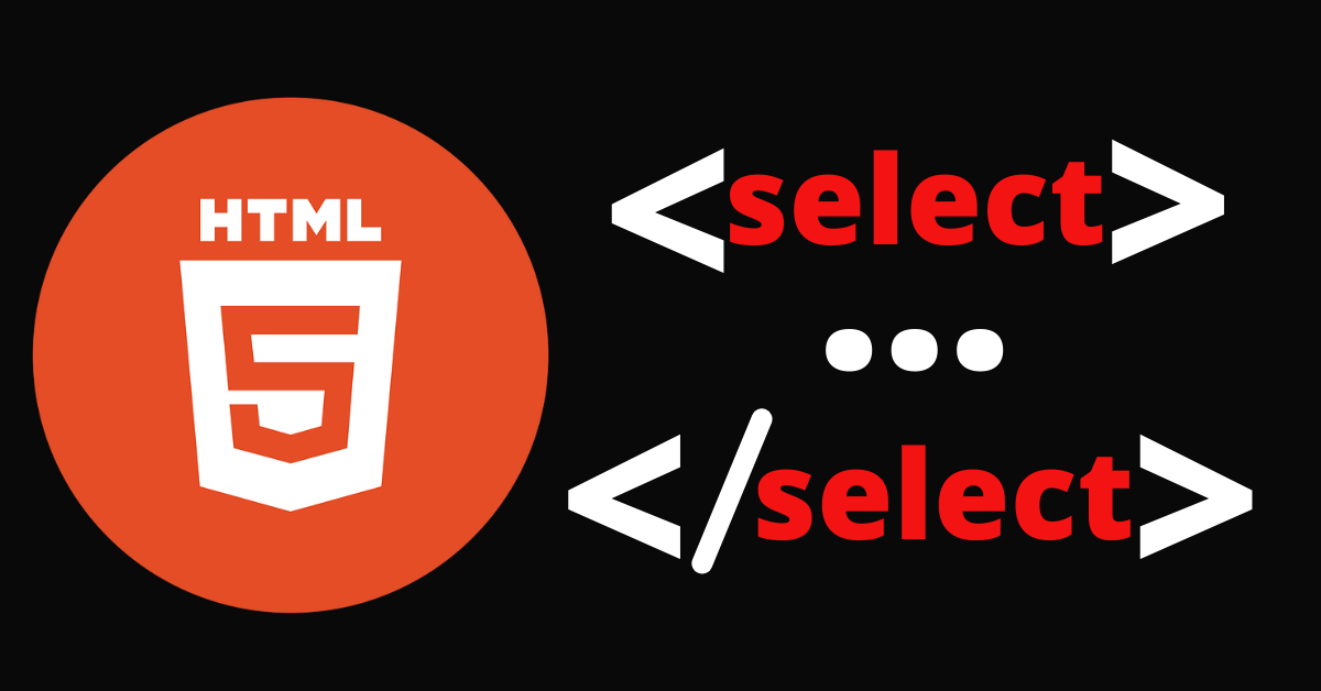 HTML select qué es