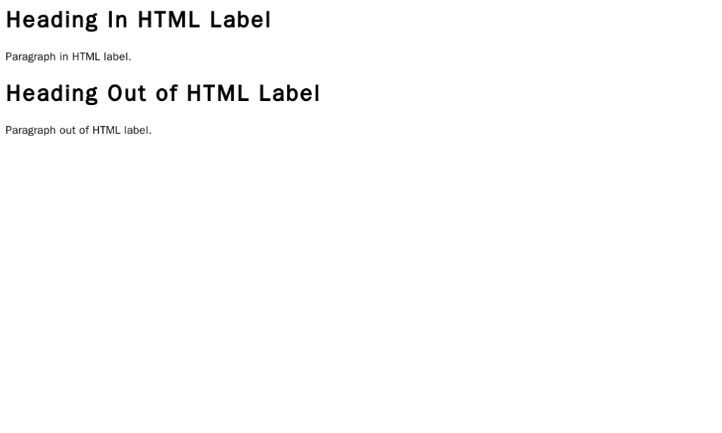 label en HTML