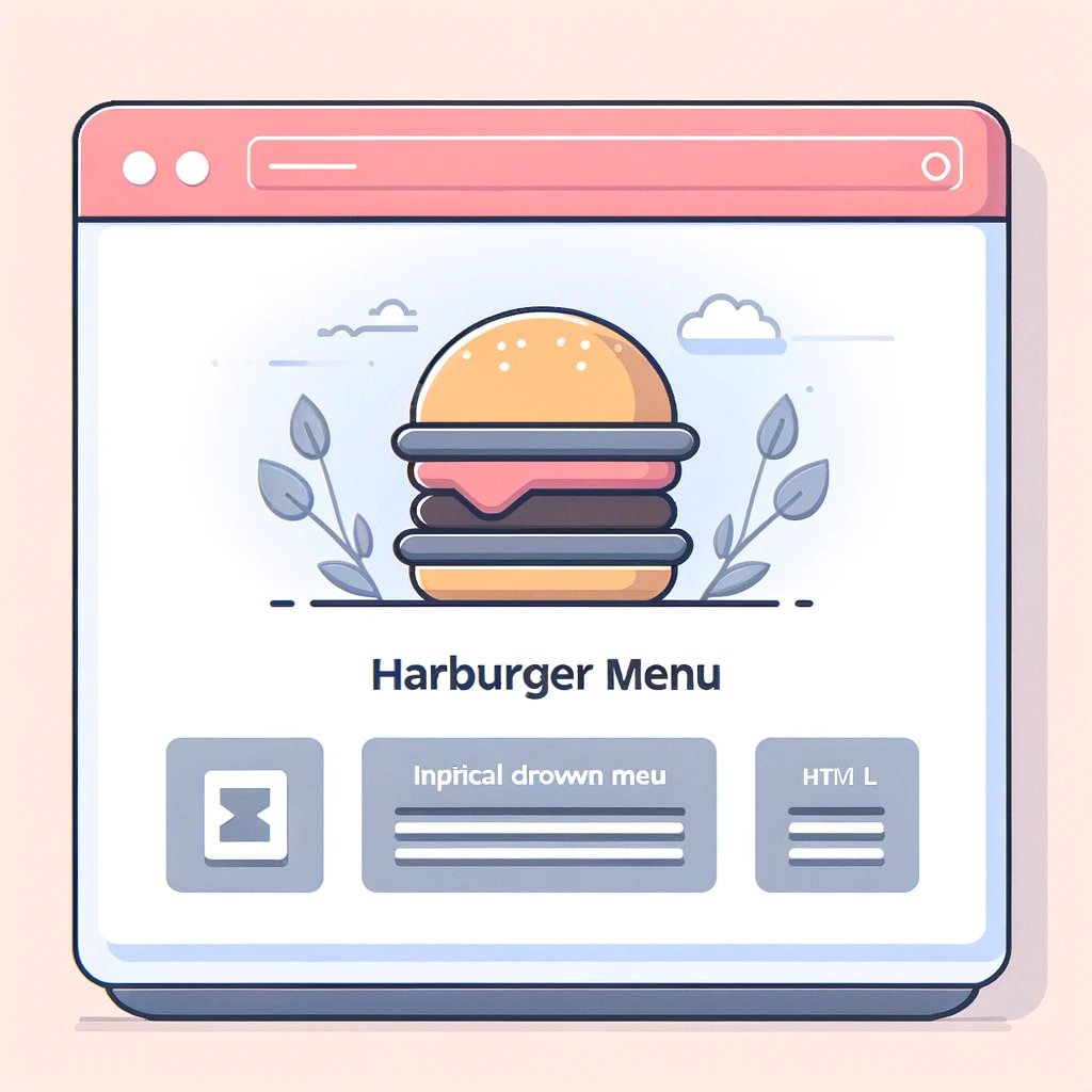 cómo hacer un menú hamburguesa en HTML y CSS