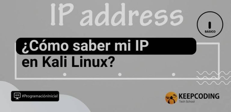 como saber mi ip en kali linux