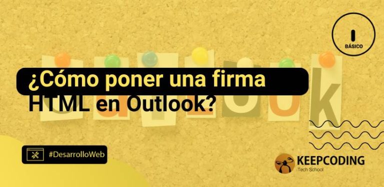 como poner una firma html en outlook