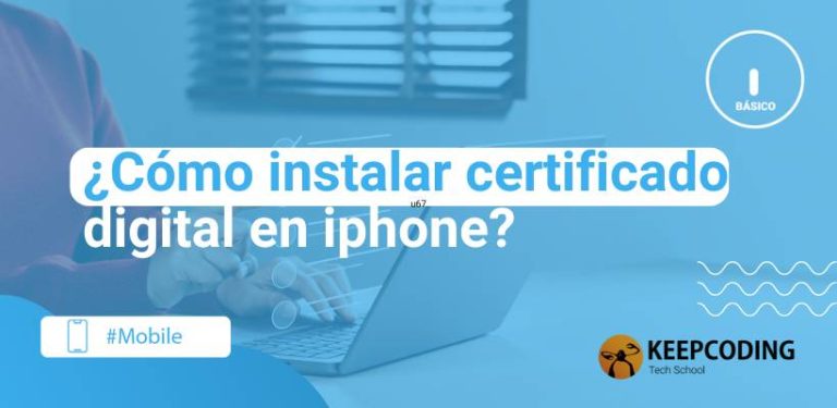 ¿Cómo instalar certificado digital en iphone
