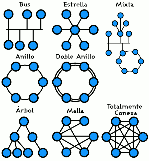 Redes de datos: topologías de red