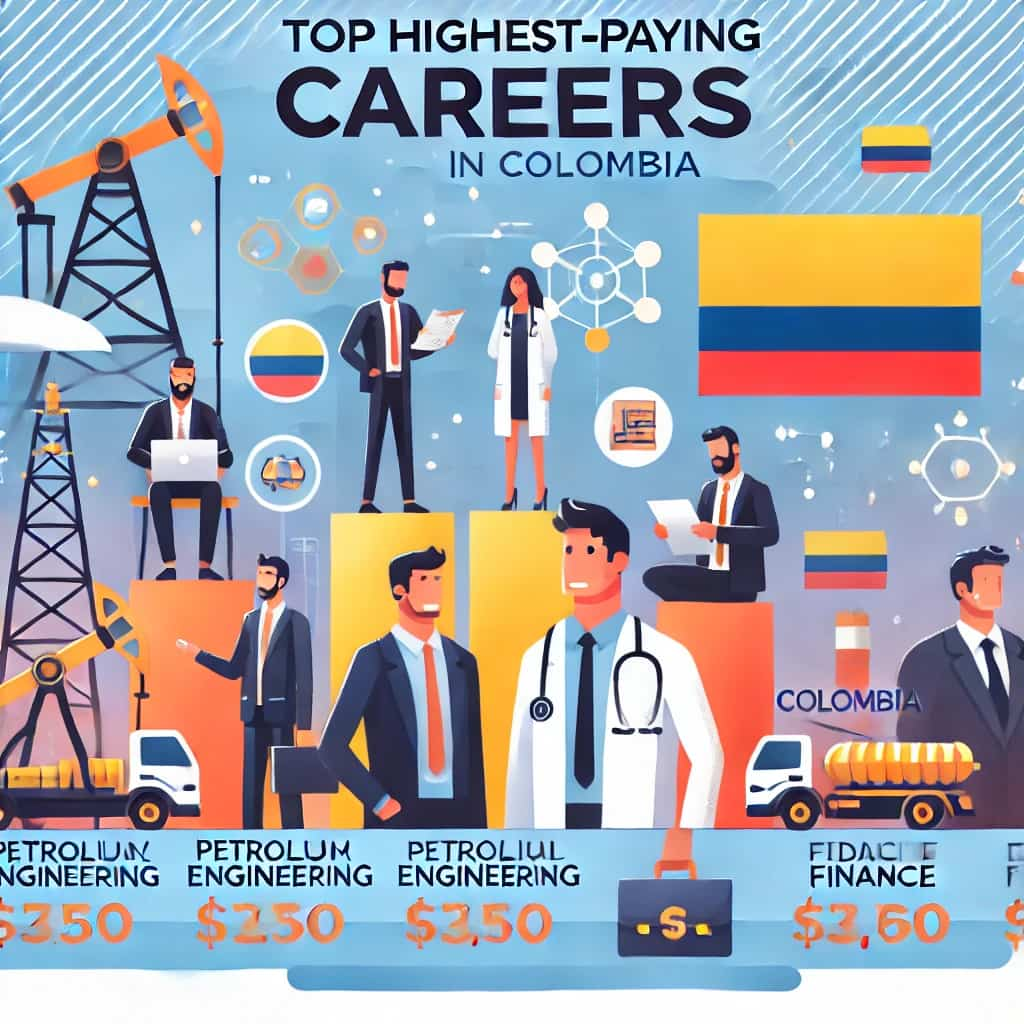 Top carreras mejor pagadas en Colombia