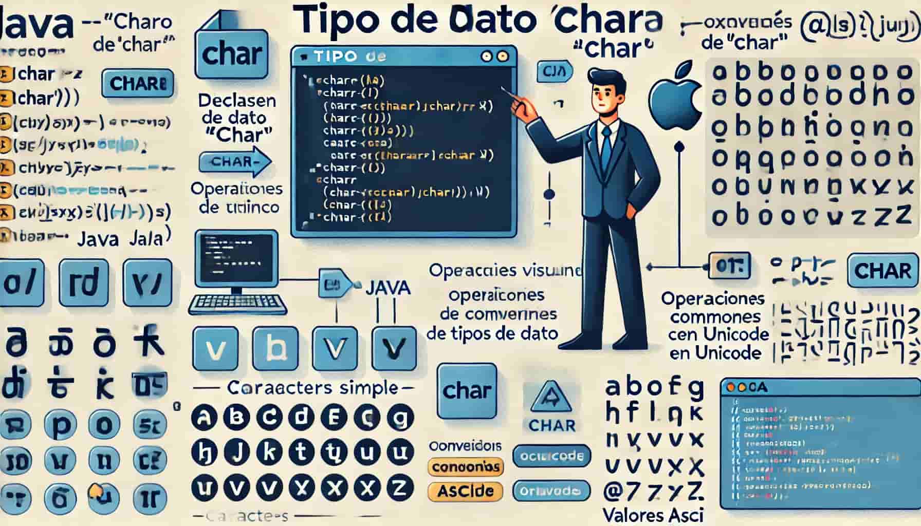 Char en Java: aprende qué es y cómo usar este tipo de dato