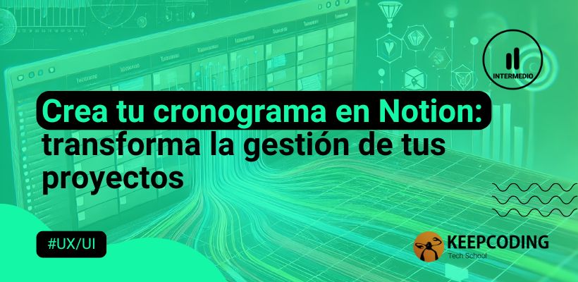 Cronograma en Notion