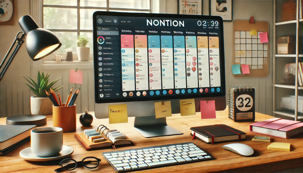 hacer un horario en Notion