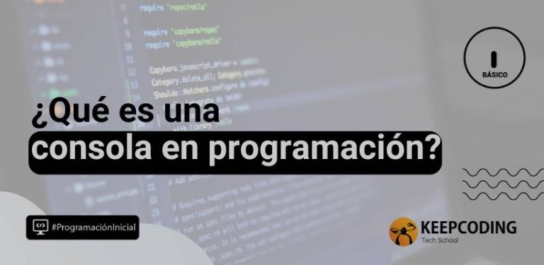 consola en programación