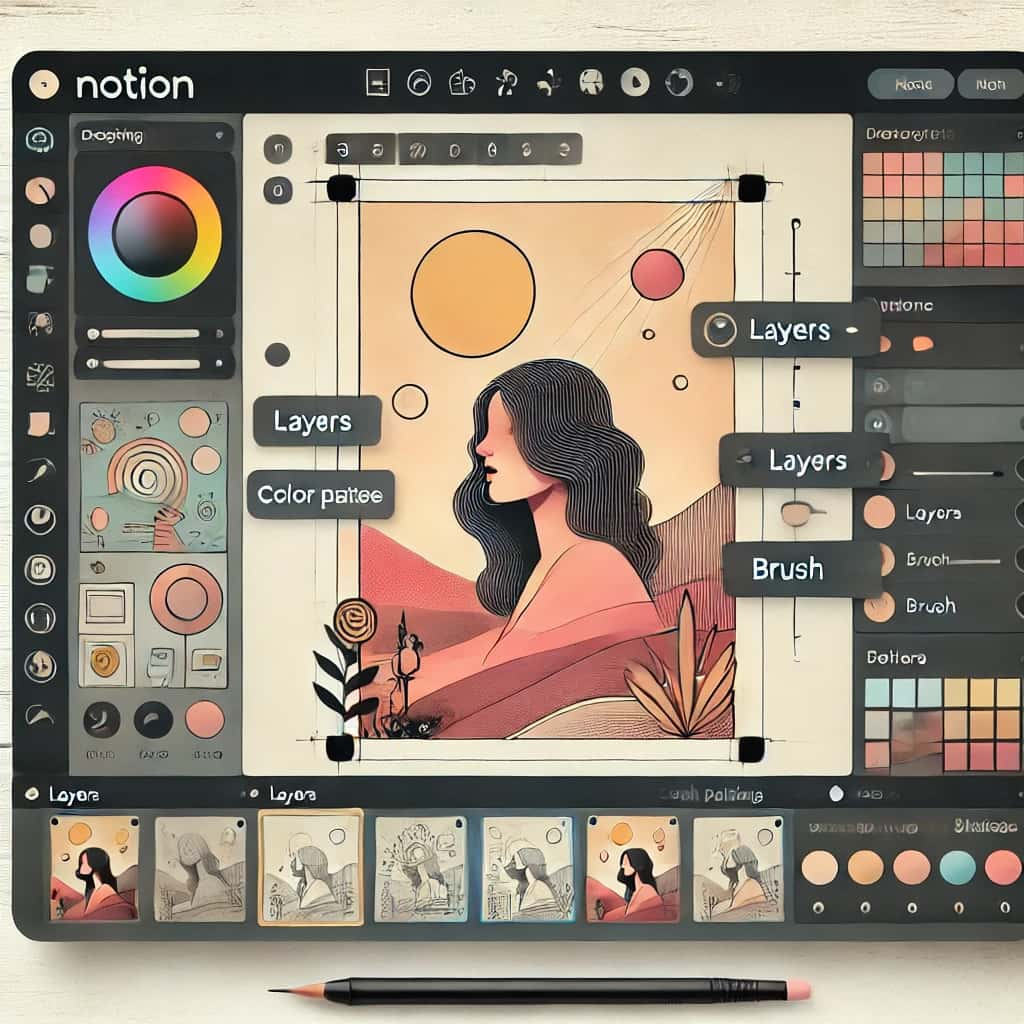 dibujar en Notion