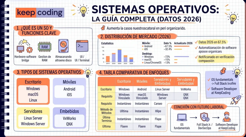 Sistemas operativos: ¿Qué son y cuáles son los más importantes? 1 sistemas operativos