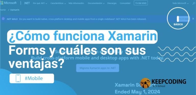 ¿Cómo funciona Xamarin Forms y cuáles son sus ventajas?