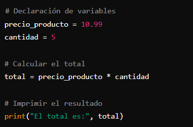 variable en programación