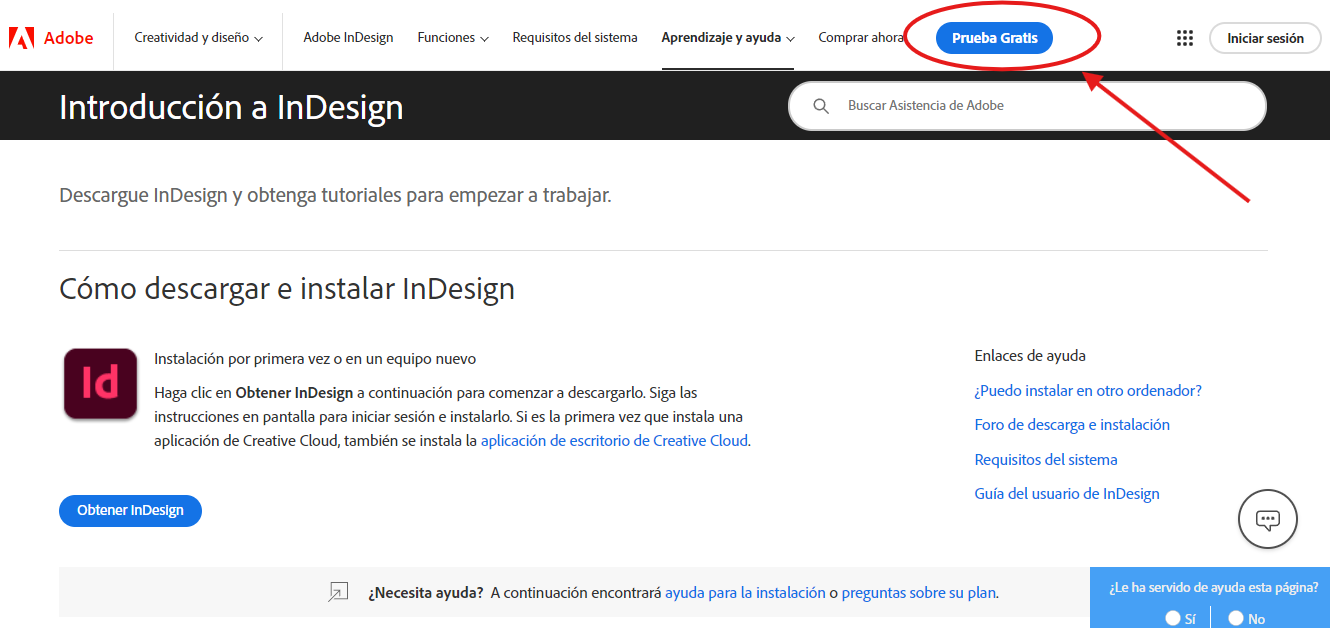 instalar indesign primer paso