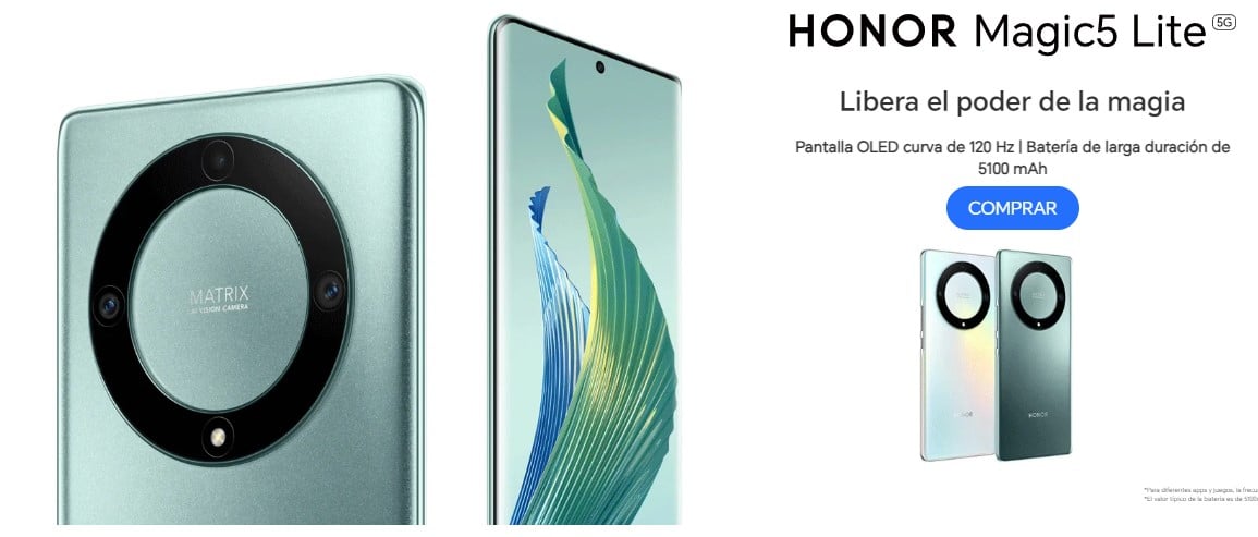 Honor Magic 5 Lite