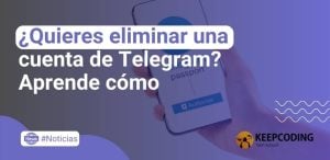 eliminar una cuenta de telegram